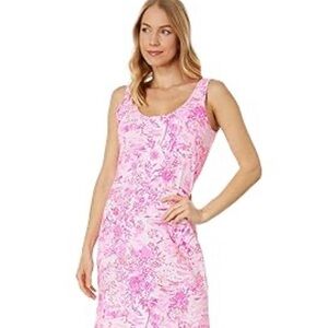 NWT Lilly Pulitzer Newberri dress. Peony pink seaside scene pattern.